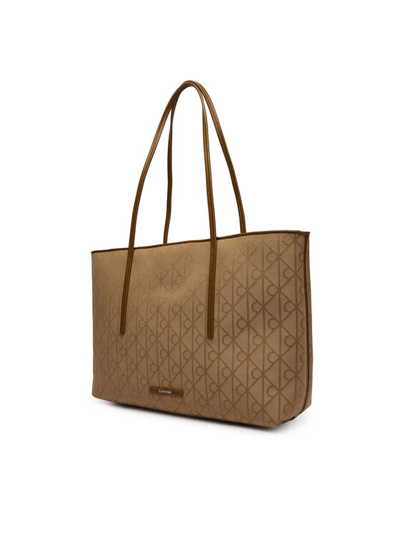 Calvin Klein Calvin Klein Geantă Emblem Aop Jacquard LV04F3750G Kaki