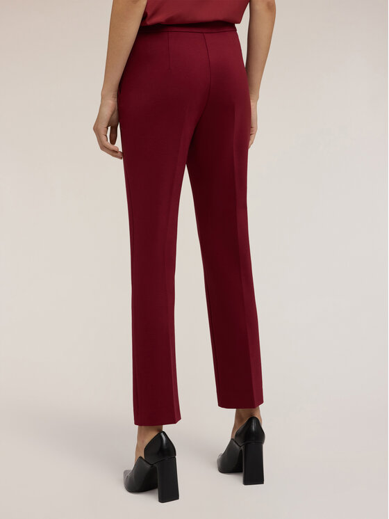 Motivi Motivi Pantaloni di tessuto P095Q004174N036 Bordeaux Regular Fit
