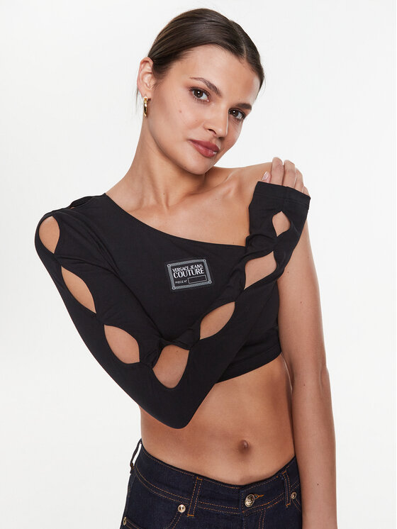 Versace Jeans Couture Versace Jeans Couture Blusa 74HAM243 Nero Slim Fit