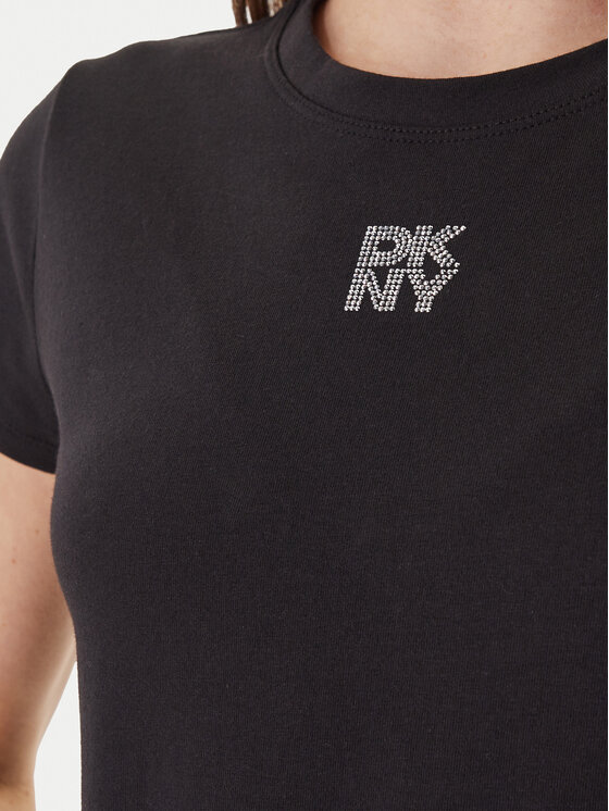 DKNY DKNY T-krekls DJ6T1740 Melns Regular Fit
