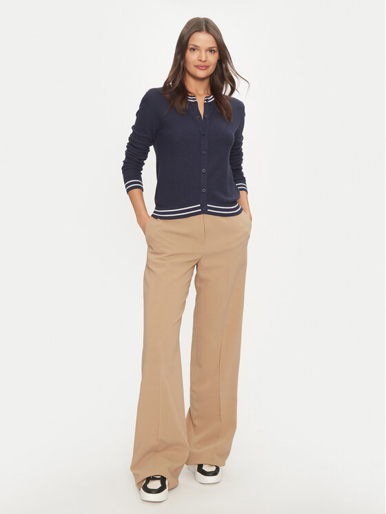 United Colors Of Benetton United Colors Of Benetton Kardiganas 1SMYE501O Tamsiai mėlyna Regular Fit