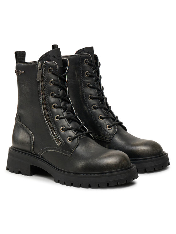 Pepe Jeans Pepe Jeans Schnürstiefeletten Kane PLS50548 Schwarz