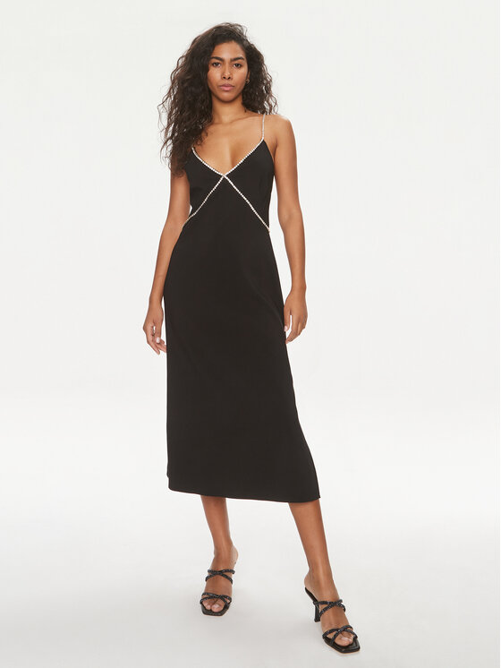 Liu Jo Liu Jo Coctailkleid CA4183 TS058 Schwarz Regular Fit