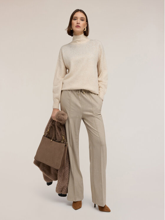 Motivi Motivi Maglione M518W003620N002 Crema Regular Fit