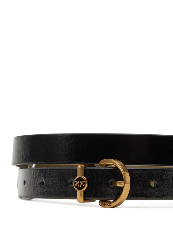 PINKO PINKO Жіночий ремінь Love Berry H2 Reversible 20251 PLT1 104592 A2BY Чорний