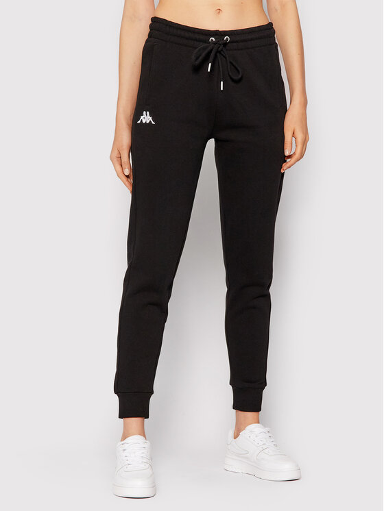 Kappa Pantaloni trening 708278 Negru Slim Fit