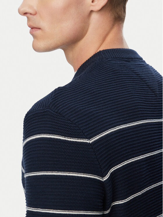 Tommy Jeans Tommy Jeans Džemper DM0DM23384 Tamnoplava Slim Fit