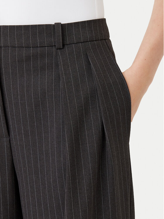 HUGO HUGO Spodnie palazzo 50531003 Szary Regular Fit