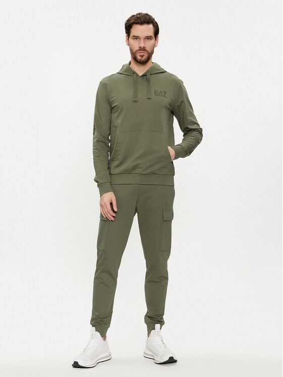 EA7 Emporio Armani EA7 Emporio Armani Majica dugih rukava 8NPM18 PJ05Z 1846 Zelena Regular Fit