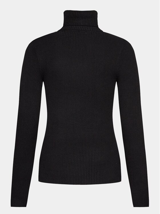 Gina Tricot Gina Tricot Поло 20625 Черен Regular Fit