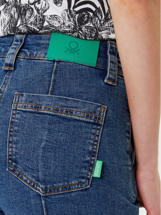 United Colors Of Benetton United Colors Of Benetton Jeans hlače 4W8CDE02F Modra Flare Fit