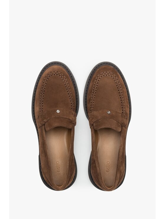 Estro Estro Μοκασίνια ER00119030 Καφέ