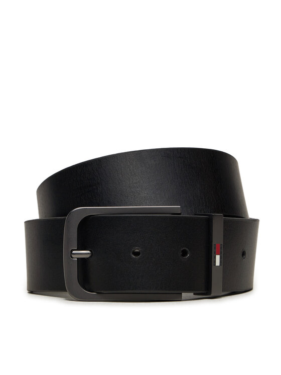 Tommy Jeans Cintura da uomo Elevated AM0AM12646 Nero, taglia : 85