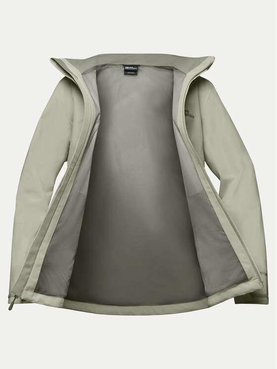 Jack Wolfskin Jack Wolfskin Kurtka outdoor Trailtime 2l A63902 Zielony Regular Fit