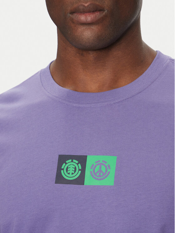 Element Element T-shirt ELYZT00492 Ljubičasta Regular Fit