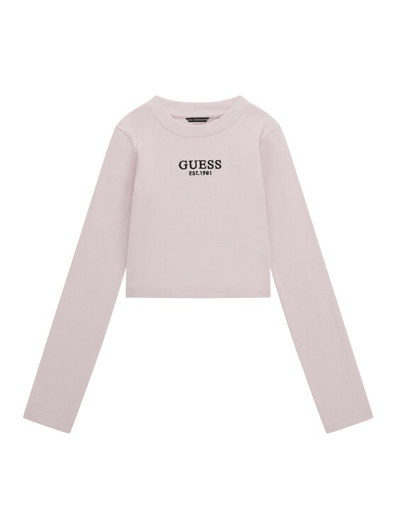 Guess Kids Bluza 166469 Różowy Classic Fit