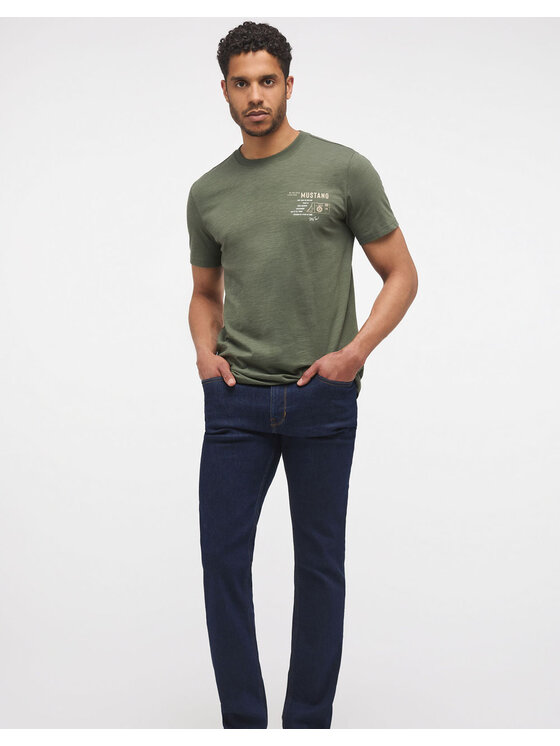 Mustang Mustang T-Shirt 4058823478281 Niebieski Regular Fit