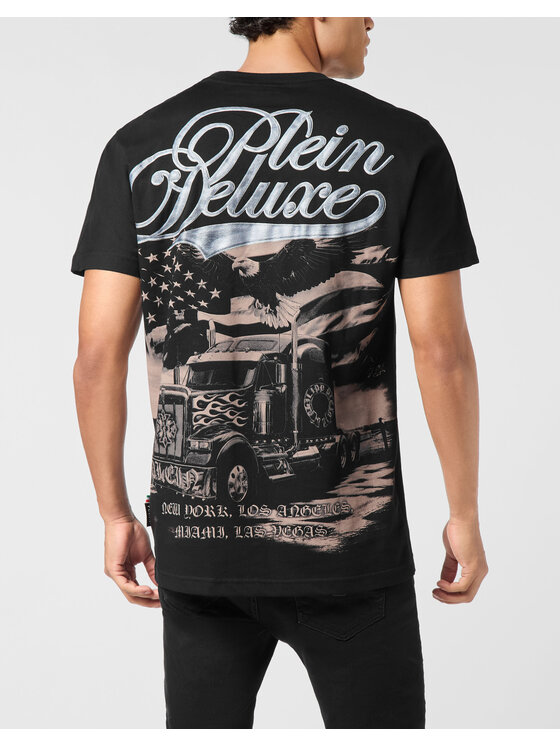 PHILIPP PLEIN PHILIPP PLEIN T-Shirt 26169 Czarny Regular Fit