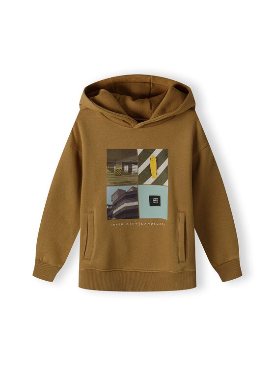 MINOTI MINOTI Bluza 19fleece71 Brązowy Regular Fit
