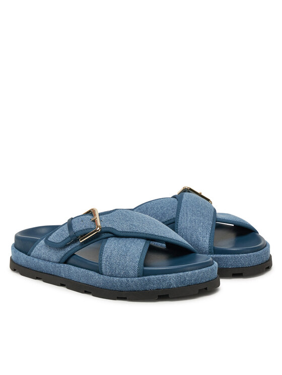 Pollini Pollini Natikači SA28094G1MTQ0707 Mornarsko modra