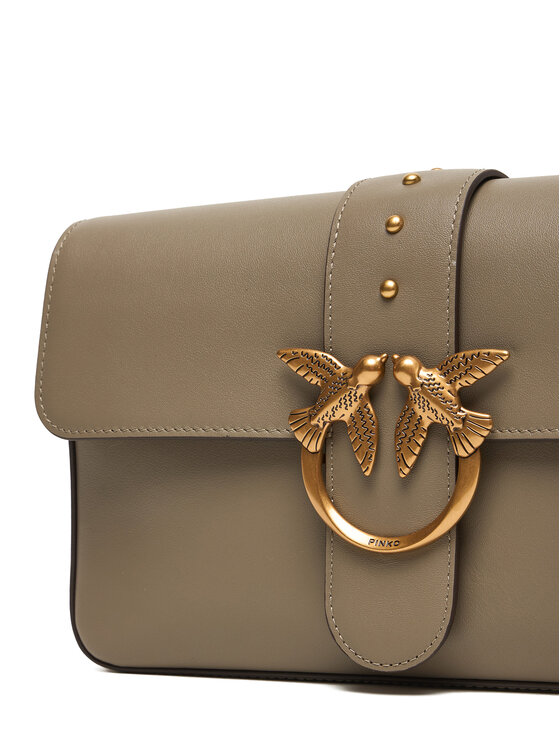 PINKO PINKO Handtasche Love One Classic Slouchy Fl Al 25-26 PLTT 104524 A0QO Grau