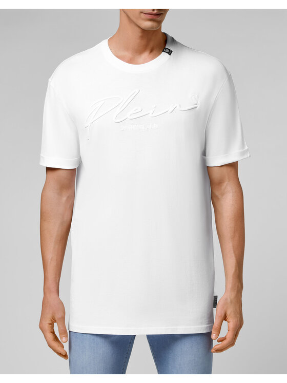 PHILIPP PLEIN PHILIPP PLEIN Tričko 11017 Biela Regular Fit