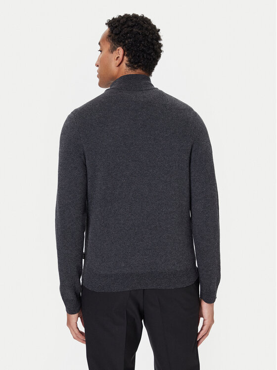 BOSS BOSS Pletena jopica H-Heterno 50549950 Siva Regular Fit