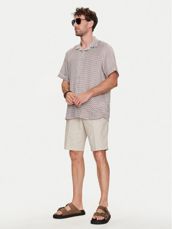 Bugatti Bugatti Stoffshorts 4029 56419A Beige Regular Fit