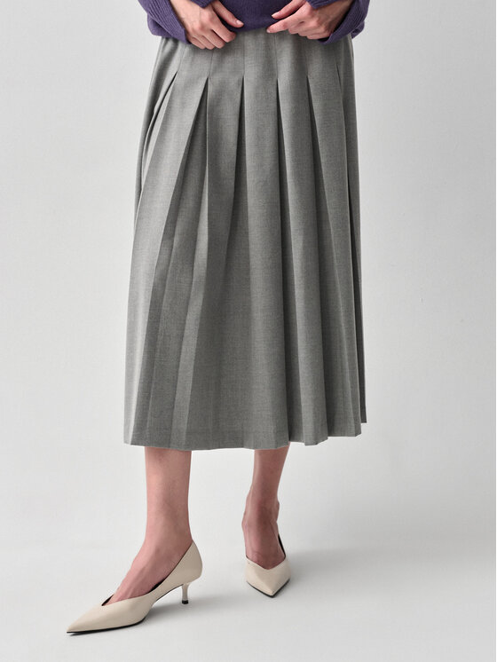 TATUUM TATUUM Spódnica midi KILTA Kolorowy Flare Fit