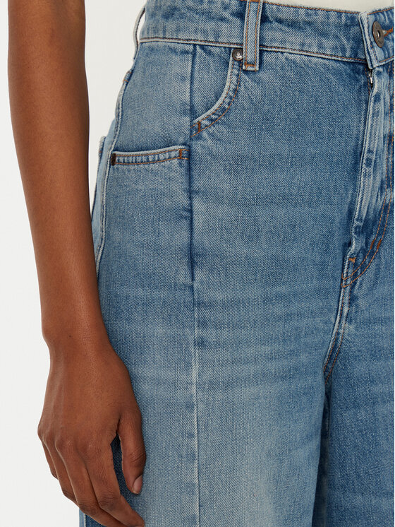 Weekend Max Mara Weekend Max Mara Džínsy Agenda 2515181031 Modrá Wide Leg