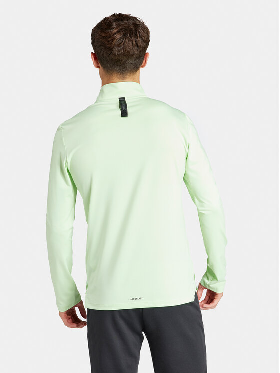 adidas adidas Funkční mikina Workout IS3803 Zelená Slim Fit