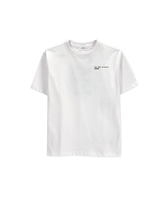 Coccodrillo Coccodrillo T-Shirt ZC6143203WBJ-001 Biały Regular Fit