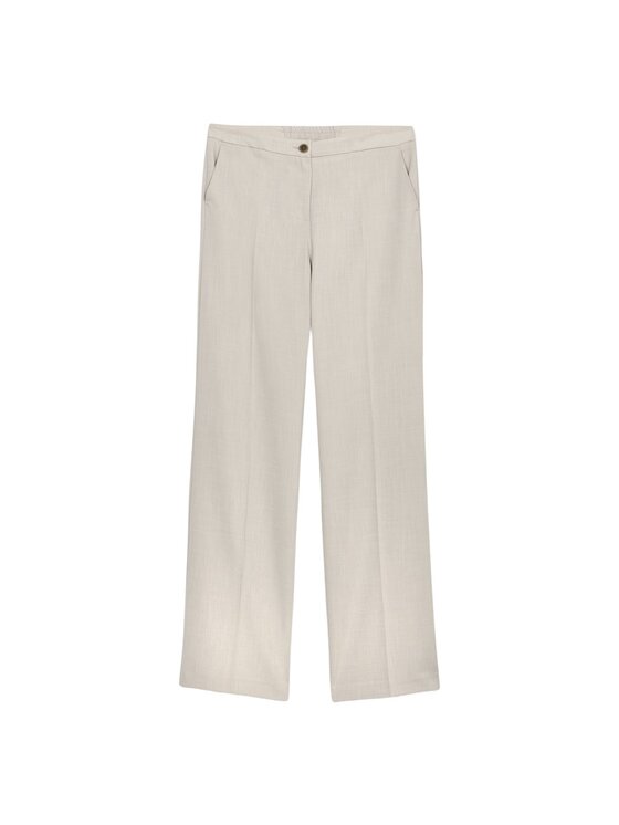 Oltre Oltre Spodnie materiałowe P295R208442N002 Écru Baggy Fit