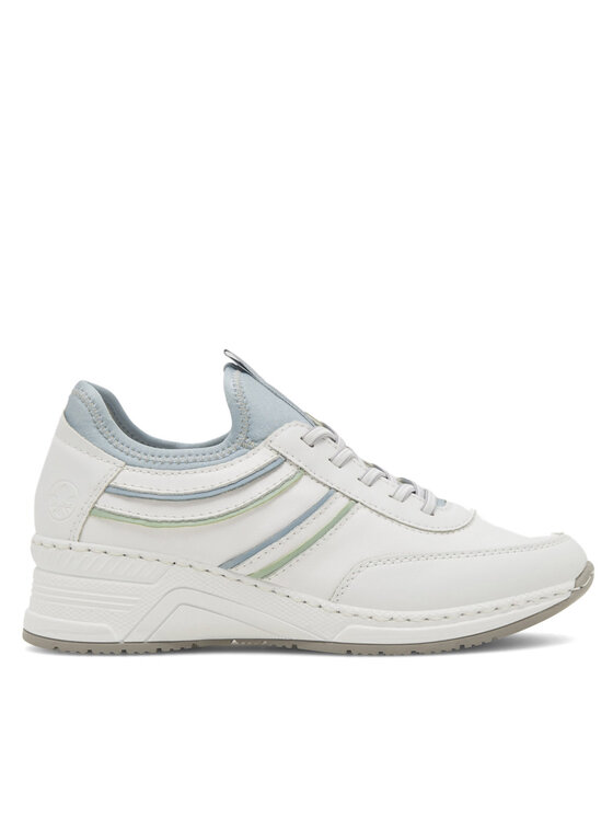 Rieker Rieker Sneakersy N4381-80 Bílá
