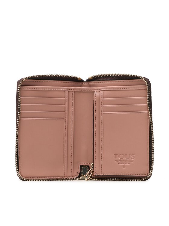 TOUS TOUS Голям дамски портфейл Billetera S. K Icon 2001503460 Кафяв