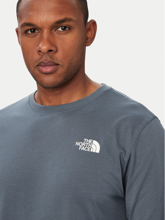 The North Face The North Face Longsleeve Evolution Box Nse NF0A8B68 Γκρι Regular Fit