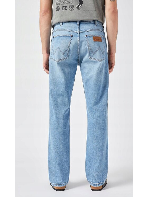 Wrangler Wrangler Jeansy Frontier Niebieski Relaxed Fit