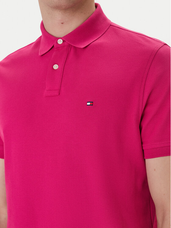Tommy Hilfiger Tommy Hilfiger Pólóing 1985 MW0MW17770 Rózsaszín Regular Fit