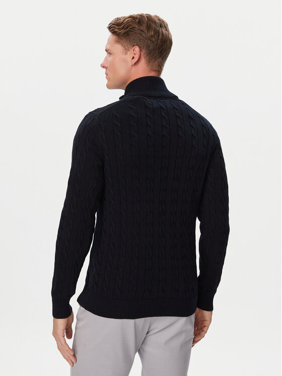 Gant Gant Sveter 8050603 Tmavomodrá Regular Fit