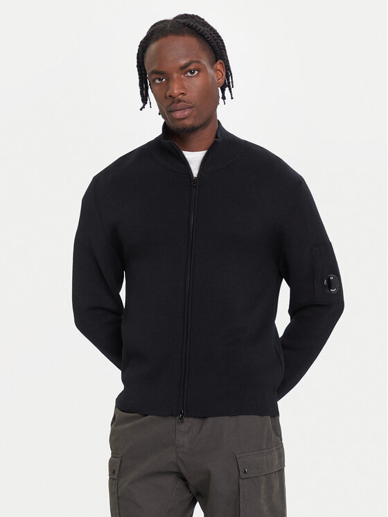 C.P. Company C.P. Company Светр 19CMKN202A006595A Чорний Regular Fit