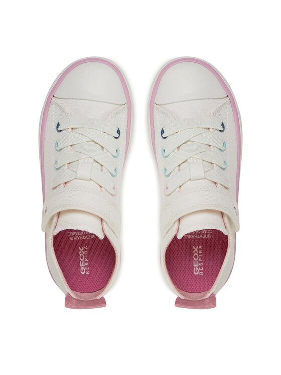 Geox Geox Trampki J Gisli Girl J454NA 00010 C1000 S Biały