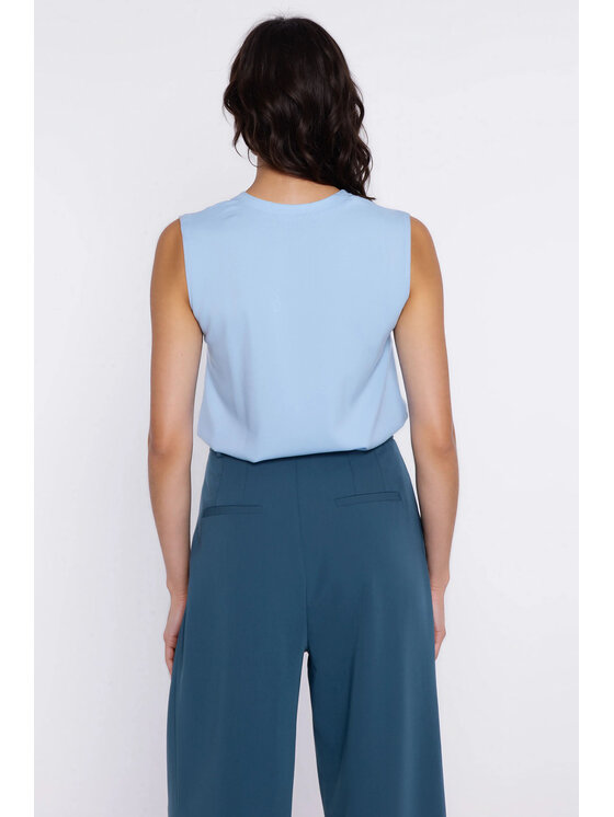 NIFE NIFE Kalhoty z materiálu SD138 Zelená Modern Relaxed Fit