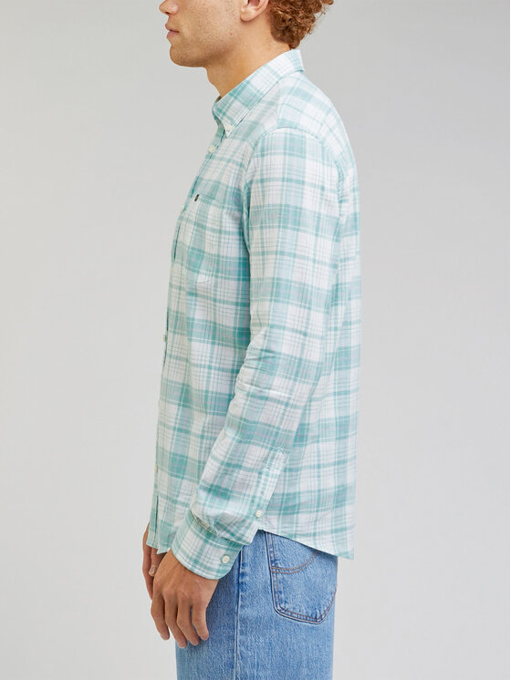 Lee Lee Marškiniai L880BA41 112330673 Žalia Regular Fit