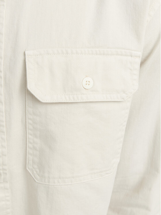 Jack&Jones Jack&Jones Τζιν πουκάμισο Travis 12269262 Μπεζ Comfort Fit