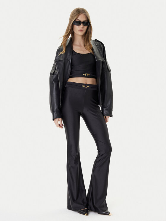 Just Cavalli Just Cavalli Colanți 78PAC101 Negru Slim Fit