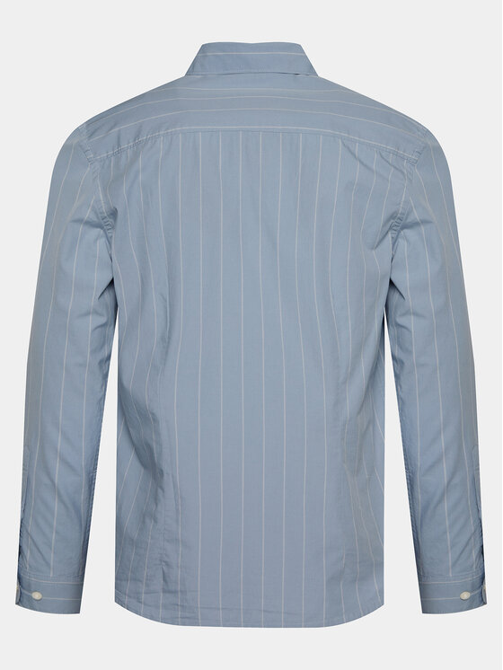 Sisley Sisley Krekls 5B8SSQ03A Zils Regular Fit