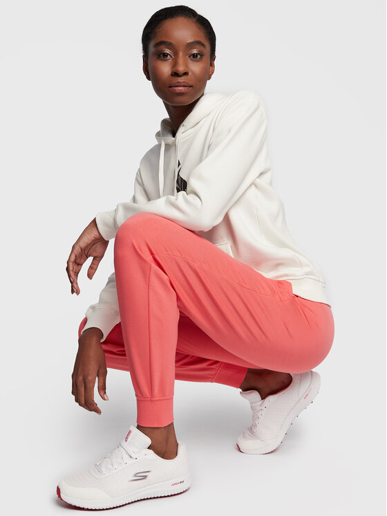 Skechers Skechers Pantaloni da tuta Restful W03PT49 Rosa Regular Fit