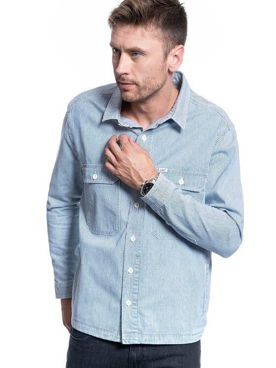 Lee Lee Camicia WORKWEAR OVERSHIRT Blu Regular Fit