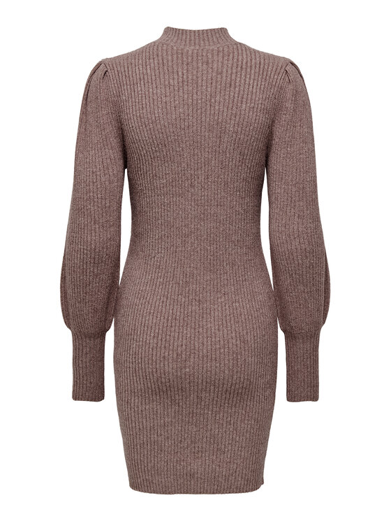 ONLY ONLY Strickkleid Katia 15232502 Braun Comfort Fit
