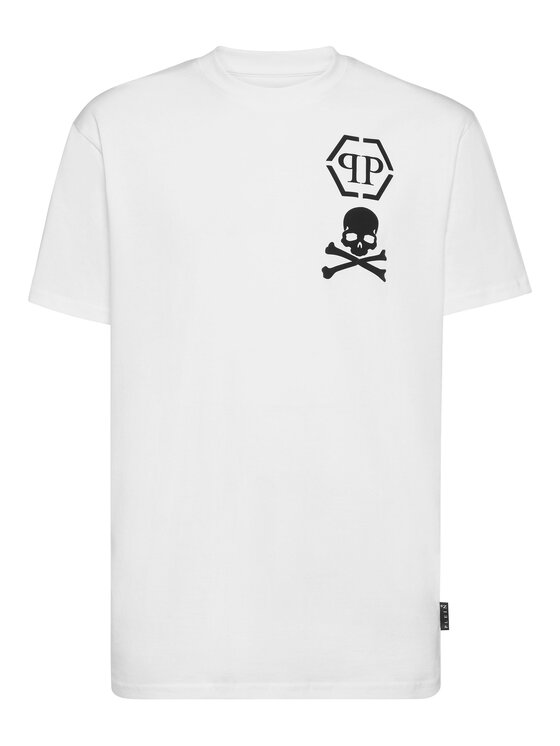 PHILIPP PLEIN PHILIPP PLEIN T-shirt 22831 Bianco Regular Fit
